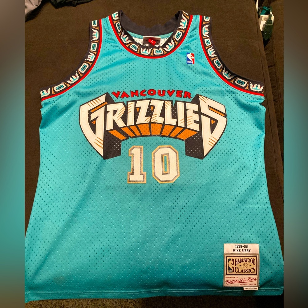 Vancouver Grizzlies Mike Bibby Mitchell & Ness Jersey
